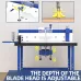 ENJOYWOOD EW-XBJ004 Bench Top Router Table Workbench with Miter Gauge / Profile Fence System / Dust Collection Port for 65mm and 69mm Router Motors