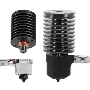 KINGROON V6 Voron Ceramic Kit Bimetallic Throat Pipe Three-Hole Hardened Steel Nozzle 320C High Temperature 24V 3D Printer Parts