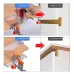 PC Handle-Free Slotting Template Precise Cabinet Slotting Tool with Toggle Clamp Adjustable Dimensions Universal Compatibility Woodworking Accessory