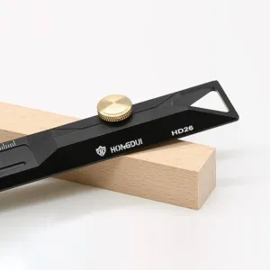 HONGDUI HD26 260mm Dual-purpose Ruler Alluminum Alloy Scriber Measuring the outer diameter of objects within a range of 150mm