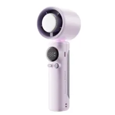 Tevorex Handheld High-speed Small Fan 100-speed Adjustable Wind Turbo Digital Display Ice Cooling Usb Rechargeable Electric Fan