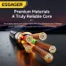 ESSAGER ES-X58 7A 100W USB-A to Type-C Cable Fast Charging Data Transmission Copper Core Line 1M/2M Long for iPhone 15 15 Plus for Huawei Pura 70 Ultra for Xiaomi Civi 4 Pro for Samsung Galaxy Z Fold6