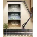 10W LED Desk Lamp with Clamp Adjustable Swing Arm Dimmable 10 Brightness Levels 3 Color Modes Eye-Care Lighting for Home Office