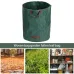 60L-500L Garden Leaf Bag Handles Multi-purpose Storage Bag Tool for Garden Waste Household Reusable Garden Bag Large Capacity Leaf Sack Light Trash Can Foldable Garden Garbage Waste Container