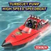 TY XIN 725 2.4G 30km/h RC Boat Jet Speedboat Capsized Reset Waterproof LED Light Remote Control Ship High Speed Vehicles Models