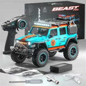 ZLL SG206 PRO/MAX RTR 1/20 2.4G 4WD Brushed/Brushless RC Car Wrangler Rock Crawler Off-Road Climbing Truck LED Lights Metal Frame Full Proportional Vehicles Models Toys