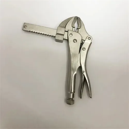 Locking Pliers and Vise Grips 4 Inch Metal Hand Tools Quick Release Design Non-Electric Manual Operation Sturdy Steel Construction Multi-Purpose Vice Grip for Woodworking and Clamping