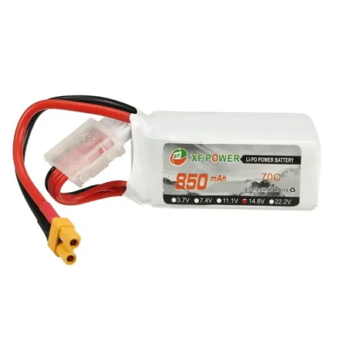 XF Power 14.8V 850mAh 4S 70C Lipo Battery XT30 Plug