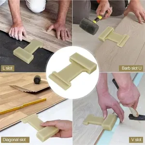 Universal UVL Groove Nylon Tapping Block Lightweight Portable Flooring Tool for Wood Plastic & Tile Easy Installation