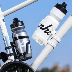 WESBIKING Bicycle Water Bottle Holder Silicone Non-slip Straps Set MTB Road Bike Bottle Stand with Fixed Clip Accessories