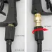 360 Degree M22 Pressure Washer Attachment Reliable Brass Swivel Connector for High Pressure Hose Anti Kink Tool