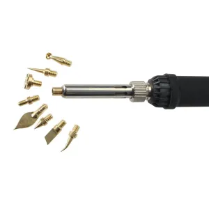 Soldering Iron Tip Kit 3D Printing Modify Finishing Tool Brass Thread Embedded Heat Insert Nut Iron Tip Heat Set Insert Tools