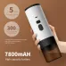 IPRee 3-in-1 Portable Electric Coffee Maker Capsule Coffee Grinder Travel Coffee Maker with Cordless Heating for Car and Home Camping