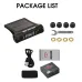 Solar Power TPMS Car Tire Pressure Alarm Monitor System Auto Security External Sensor Tyre Pressure Temperature Warning
