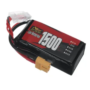 ZOP Power 3S 11.1V 1500mAh 120C  LiPo Battery XT60 Plug for RC Drone
