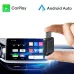 iMars Wired To Wireless Carplay Converter 4.2 Bluetooth Wireless CarPlay Adapter 2.4GHz+5.8GHz Dual-Band Low Latency Plug & Play Supports OTA Upgrades