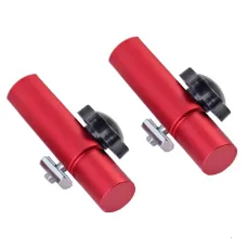 2 Pack T-Track Hold Down Clamp 19mm/20mm Desktop Dog Hole Aluminum Fence Bracket Woodworking Workbench DIY Right Angle Assistance Connecting Table Peg