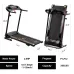 USA Direct Bominfit JK1609A Folding Treadmill 2.5HP Motor 12km/h Max Speed 120kg Weight Capacity 14 inch Running Belt bluetooth Music LEDisplay Installation-free Fitness for Home Gym Workouts