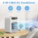 Speed Adustable Air Conditioner Cooling Fan 500ml Tank Personal Air Conditioning Air Cooler Mini Rechargeable Fan for Camping Office