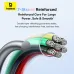 Baseus Discolor Series PD100W Type-C to Type-C Cable Fast Charging Data Transmission 7-Strand Reinforced Core Line 1M/2M Long for iPhone 17 17 Pro 16 15 Pro Max for HUAWEI Pura 80 Ultra for XIAOMI for OPPO