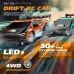 ENOZE 8601 8602 RTR 1/24 2.4G 4WD 30km/h Drift RC Car GTR High Speed Racing LED Light On-Road Vehicles Models Toys