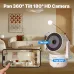 MOES WCM-P52 4MP HD Tuya WiFi Indoor Pan/Tilt Smart Security Camera Infrared Night Vision Motion Sound Detect Monitor Panoramic Patrol Smart Home Surveillance Camera