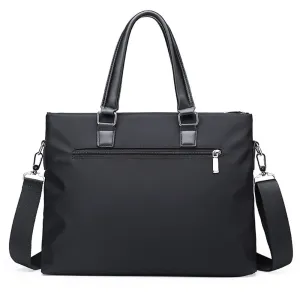 Men's Business Briefcase 14''  Laptop Handbag Waterproof Large Capacity Shoulder Crossbody Bag