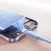 Baseus Foamed Silicone Series 2.4A USB-A to iP Cable Fast Charging Data Transmission Copper Core Line 1M/2M Long for iPhone 14 14 Pro 13 12 Pro Max for iPad Pro