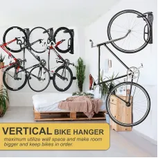 Bicycle Wall Mount Rack Storage Fixed Hanging Hook Bike Support Stand Bracket Holder for MTB Road Bike
