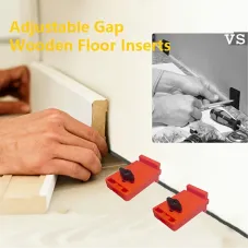 Adjustable Floor Tool 12pcs Flooring Spacer Gap Adjuster 1/4 Inch to 1 Inch for Vinyl Wood Composite Hardwood Installation