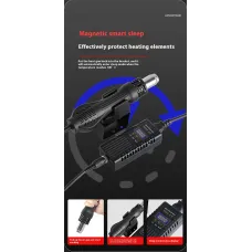 Soldering Station 8858 Portable Digital Hot Air Gun BGA Rework Solder Station Hot Air Blower Heat Gun Desoldering Than 858D 858