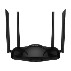 4G CPE Wireless Router 300Mbps High-Speed 4 High-Gain Antennas 32 Users LAN WAN Ports SIM Card Slot Plug and Play Secure Encryption Heat Dissipation