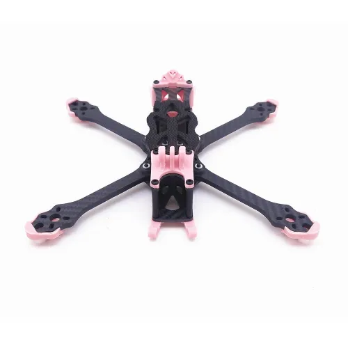 STEELE5 PLUS 220mm Wheelbase 5mm Arm Thickness Carbon Fiber X Type 5 Inch Frame Kit  Support VISTA  / DJI Air Unit for RC Drone FPV Racing