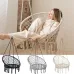 Garden Hammock Swing Chair Macrame Hanging Chair Cotton Bedroom Indoor Outdoor Room Patio