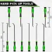 10pcs Chrome Vanadium Steel Seal Hook Driver Puller Set Ergonomic Glue-Coated Handle ASME Standard Premium Canvas Bag