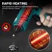 Drillpro Electric Hot Melt Glue Gun with Rapid Heating Intelligent Temperature Control for DIY Crafting Works with 10PCS Glue Sticks Fit For Mak 18V Battery Convenient and Efficient Use
