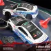 ZY013 RTR 1/43 2.4G 4WD Drift RC Car Mini Full Proportional LED Light Optional Gyro Remote Control High-Speed On-Road Racing Vehicles Models Boys Gifts Toys