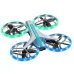 4DRC V33S WiFi FPV with HD Dual Camera Optical Flow Positioning Stunt Tumbling Colorful LED Lights Brushless Grid Full Protection Child Gift RC Toys Drone Quadcopter RTF