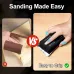 7pcs Sanding Block Kit EVA Foam Wet Dry Sandpaper for Woodworking Automotive Car Bodywork