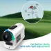 CIGMAN CT-1200 Golf Rangefinder 6X Zoom Magnification 1312 Yards Slope Compensation Color Display Flagpole Lock Rechargeable Waterproof Golf Accessories