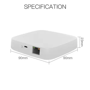 MoesHouse ZB-HUB Wired Tuya ZigBee3.0 Smart Gateway Hub Work with Tuya Smart App Voice Control via Alexa Google Home