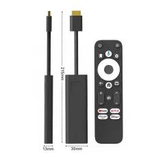 Dcolor GD1 Google Certified Android 11 TV Stick with bluetooth Voice Remote S905Y4 AV1 2GB RAM 16GB ROM 2.4G+5G Dual WiFi+BT5.0 Smart Android TV Box