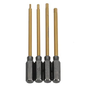 4pcs Metal HexagonaL-wrenches Screwdrivers Tools Kit 1.5/2.0/2.5/3.0mm for RC Model