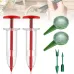 6 PCS Mini Seed Spreader Mini Sowing Seed Dispenser Small Seed Planter Tool Manual Seedlings Dibber and Widger Set Seed Sower Spreader Handheld for Tiny Seeds