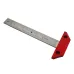 8 Inch/200mm T Square Marking Measuring Ruler Imperial Metric Scale Woodworking Scribing Ruler Gauging Tool