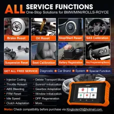 LAUNCH 431X Creader Elite 2.0 Bidirectional OBD2 Scanner All System Car Diagnostic Tool ECU Coding 31 Reset Lifetime Free Update