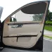 Double Layer Car Window Sunshade UV Protection Mesh Magnetic Install Black Side Glass Cover Heat Block Vision Enhancement Universal