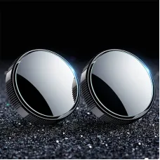 CAFELE 2PCS Adjustable Car Mirror Blind Spot Mirror Auxiliary  Mirror HD 360 Wide Angle Crew Suction Cup