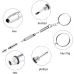 1200PCS Stainless Steel Silver  4-in-1 Multifunctional Screwdriver Tool Set Help You with All Your Micro-Repairs