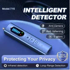 T15 Camera Detector Wireless Signal Infrared Scanner Anti-Positioning Monitoring Hotel Anti-Sneak Peek Detector 5-level Sensitivity Adjustable